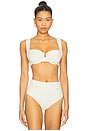 view 1 of 5 Klara Balconette Bikini Top in Ivory