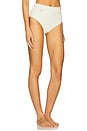 view 2 of 5 Diana High Waisted Bikini Bottom in Ivory