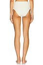 view 3 of 5 Diana High Waisted Bikini Bottom in Ivory