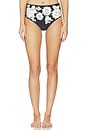 view 1 of 5 Francie High Rise Bikini Bottom in Black Multi