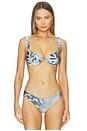 view 1 of 4 Anniston Bikini Top in Sky Floral