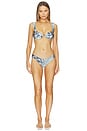 view 4 of 4 Anniston Bikini Top in Sky Floral