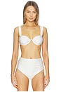 view 1 of 4 Anniston Bikini Top in White