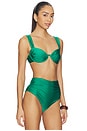 view 2 of 4 Anniston Bikini Top in Kelly Green