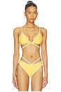 view 1 of 4 Harlen Tie Front Bikini Top in Buttercream