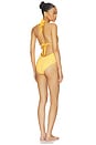 view 3 of 4 Karoline Crochet Halter One Piece in Mango