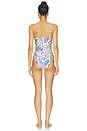 view 4 of 5 Ottilie Strapless One Piece in Blueberry