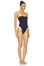 view 2 of 3 Char Color Blocked One Piece in Black