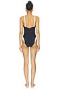 view 3 of 3 Char Color Blocked One Piece in Black