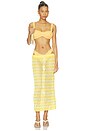 view 4 of 4 Evander Ruched Bikini Top in Mango
