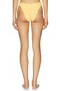 view 3 of 5 Maelie Ruched Bikini Bottom in Mango