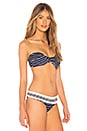 view 2 of 4 Striped Bandeau Top in Midnight Combo