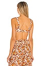 view 3 of 4 Lexi Bikini Top in 70s Floral Print