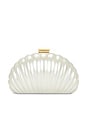 view 2 of 6 Monet Pearlized Shell Clutch in Ivory