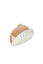 view 4 of 6 Monet Pearlized Shell Clutch in Ivory