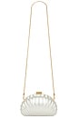 view 5 of 6 Monet Pearlized Shell Clutch in Ivory