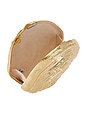 view 4 of 5 GIDGET 쉘 클러치 in Gold