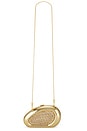 view 5 of 6 Luna Raffia Oval Clutch in Natural