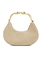 view 2 of 4 Nixi Suede Twist Handle Bag in Desert