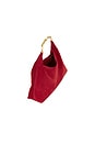 view 4 of 4 Nixi Suede Hobo Bag in Crimson