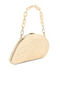 view 3 of 6 Bridget Raffia Oyster Shell Clutch in Raffia