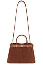 view 1 of 7 Roan Suede Top Handle Tote in Sable