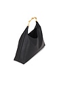 view 4 of 5 Twist Handle Hobo Bag in Black