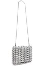 view 3 of 7 Morgan Wove Rhinestone Clutch in Silver