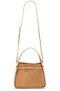 view 1 of 5 Small Cleo Bucket Bag in Camel