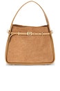 view 2 of 5 Small Cleo Bucket Bag in Camel
