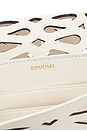 view 5 of 6 Mccall Laser Cut Clutch in Cream