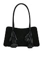 view 2 of 5 SAC PORTÉ ÉPAULE FLEUR  in Black
