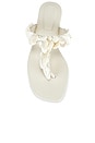 view 4 of 5 Elin Natural Shell Beaded Thong Sandal in Alabaster