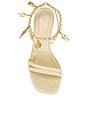 view 4 of 5 Caspian Raffia Strappy Heel in Natural