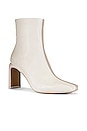 view 1 of 5 Kelsey Square Toe Heeled Boot in Egret & Tan