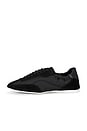 view 5 of 6 Georgie Elasticized Nylon Sneaker in Black