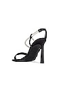 view 3 of 5 Cassie Crystal Strappy Sandal in Black