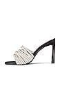 view 5 of 5 Lena Multi Strap Crystal Mule in Black