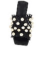 view 4 of 5 Aster Stud Sandal in Black