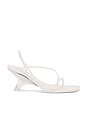 view 1 of 5 Shadow Wedge Sandal in White