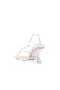 view 3 of 5 Shadow Wedge Sandal in White