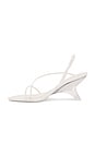 view 5 of 5 Shadow Wedge Sandal in White