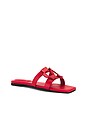 view 2 of 5 Monogram Flat Slide in Fiery Red