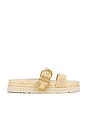 view 1 of 5 Aida Buckle Sandal in Natural
