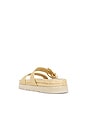view 3 of 5 Aida Buckle Sandal in Natural