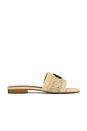 view 1 of 5 Delphi Flat Sandal in Natural