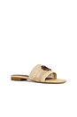 view 2 of 5 Delphi Flat Sandal in Natural