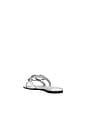 view 3 of 5 Monogram Flat Slide in Silver