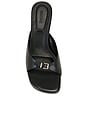 view 4 of 5 Carey Leather Mule in Black