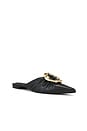 view 2 of 5 Belle Leather Pointed Toe Mule in Black